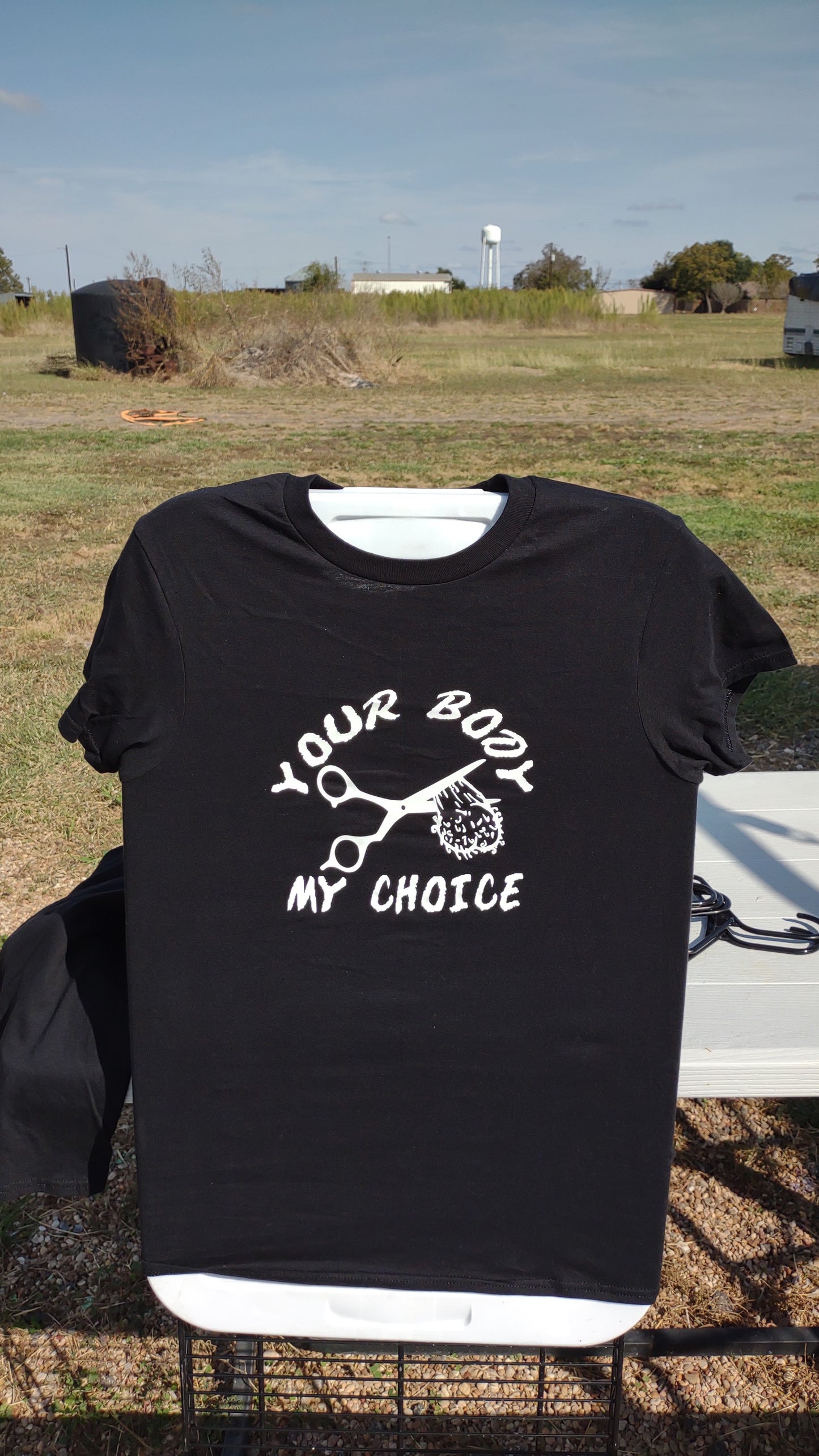 Your Body My Choice T-shirt Black 2XL
