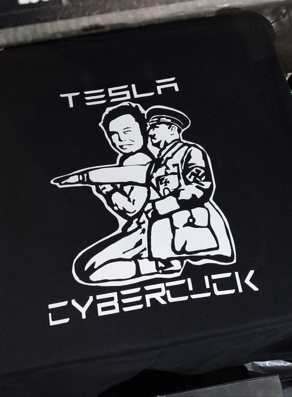 Tesla Cybercuck T-shirt Version 2.0 Tesla Cybertruck Parody T-shirt Elon Musk Funny Mock Tesla Satire Shirt