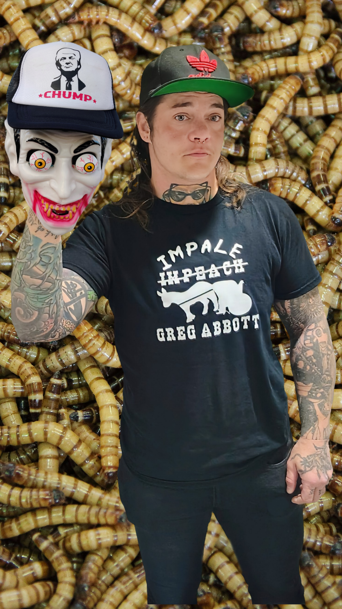 Impeach / Impale Greg Abbott T-shirt