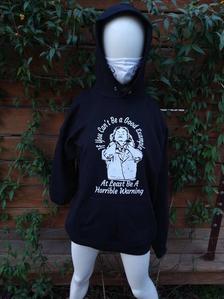 Aileen Wuornos Inspirational Quote Hooded Sweatshirt Small BlackHoodie WhtePrnt