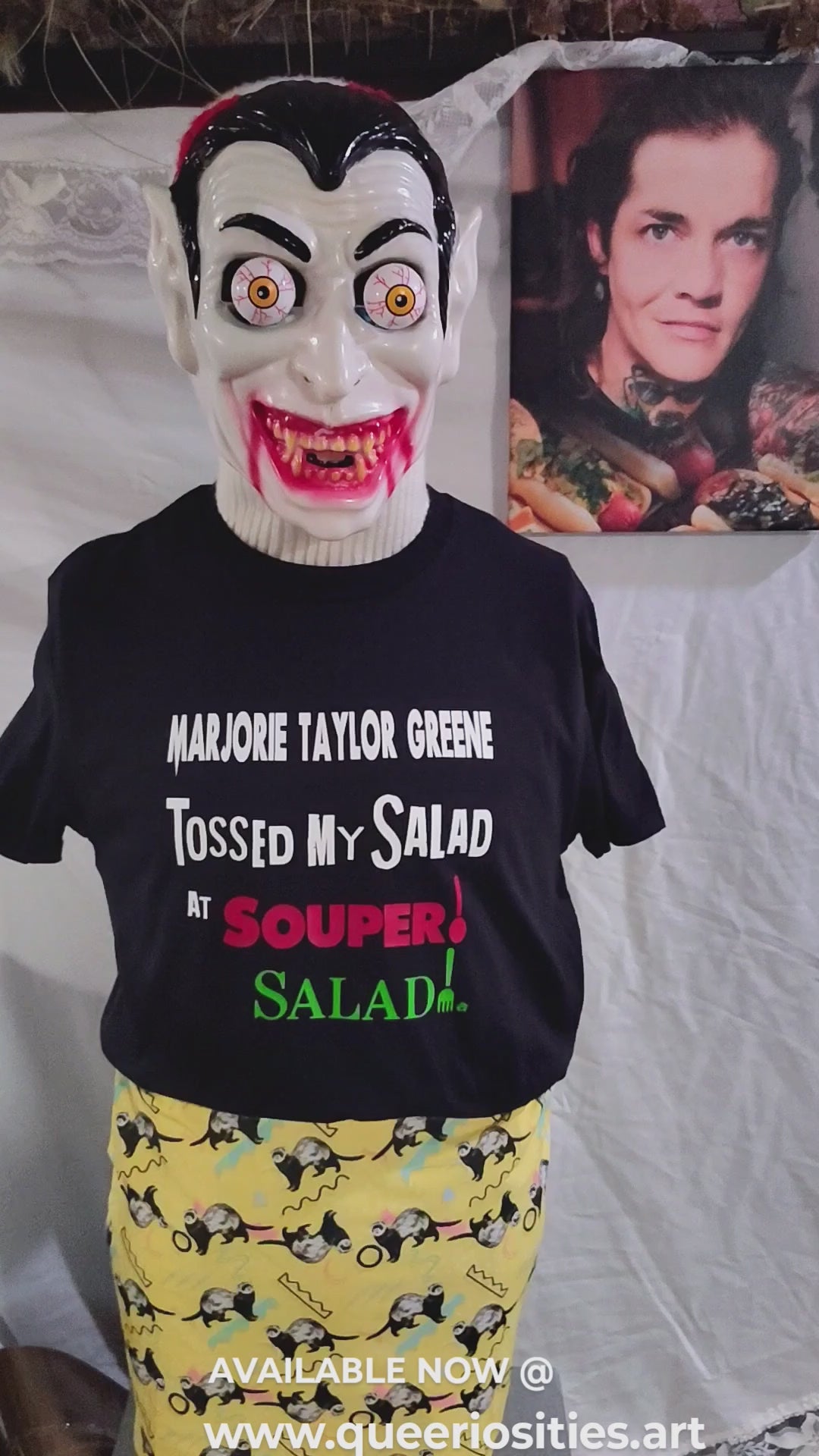 Marjorie Taylor Greene Tossed My Salad at Souper Salad T-shirt MAGA Parody Satire Shirt Queeriosities Original